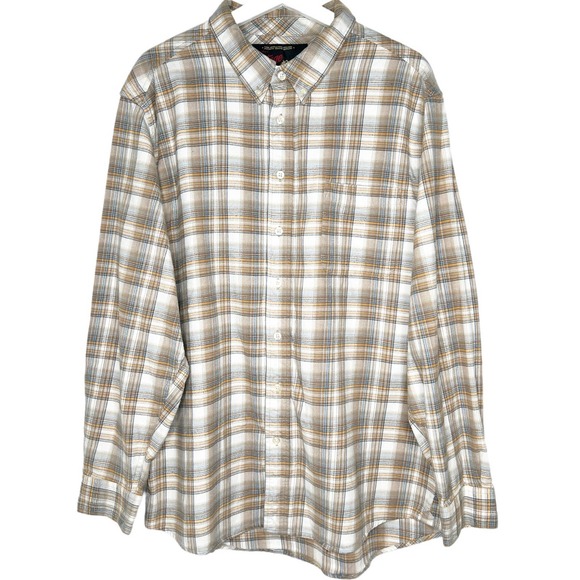 Old Navy Other - Old Navy Vintage Flannels Men's 100% Cotton Flannel Button Down Shirt Size XL